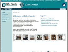 Tablet Screenshot of moeller-preussler.de